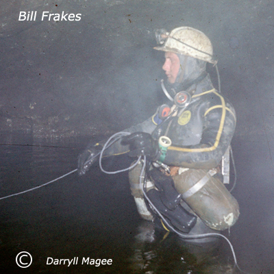 A cave dive with Bill Frakes