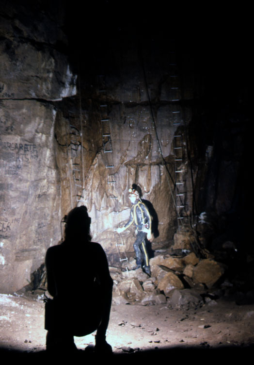 Foot of big pitch Bar Pot Gaping Gill