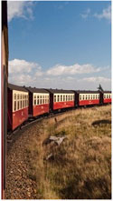 Train on a bend
